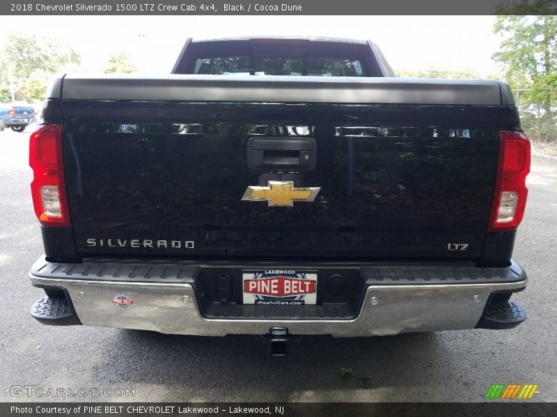 Black / Cocoa Dune 2018 Chevrolet Silverado 1500 LTZ Crew Cab 4x4