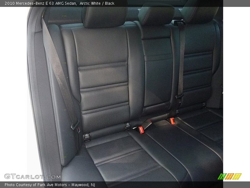 Arctic White / Black 2010 Mercedes-Benz E 63 AMG Sedan