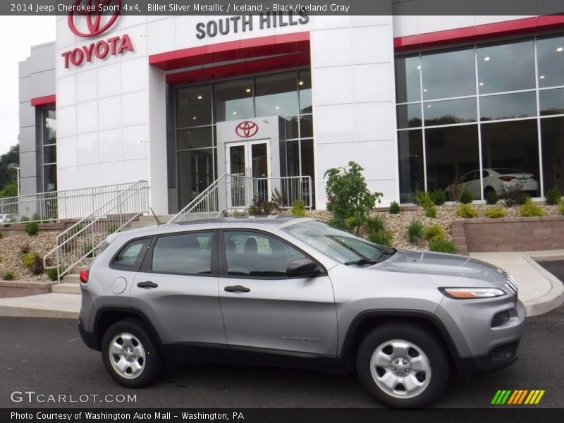 Billet Silver Metallic / Iceland - Black/Iceland Gray 2014 Jeep Cherokee Sport 4x4