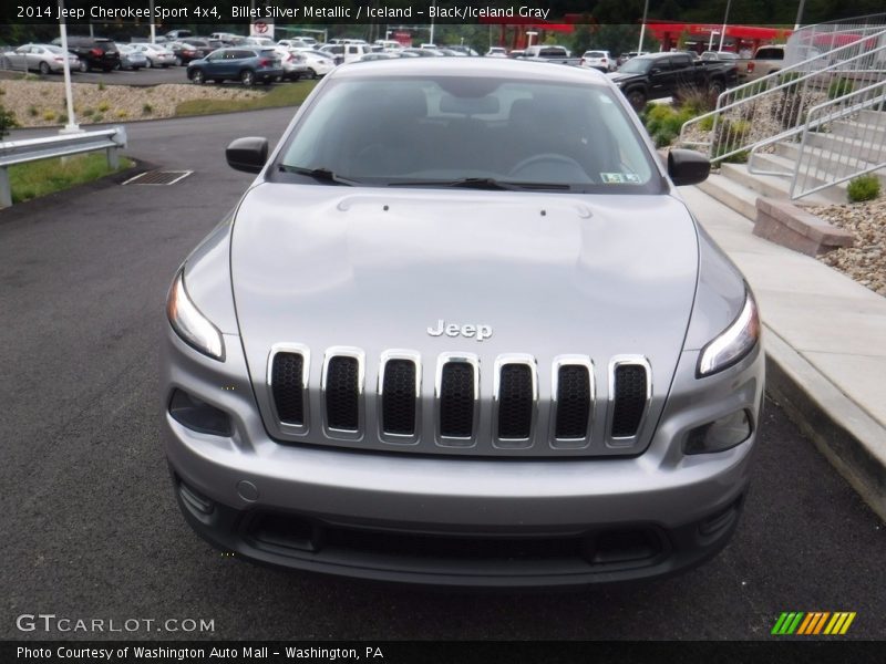 Billet Silver Metallic / Iceland - Black/Iceland Gray 2014 Jeep Cherokee Sport 4x4