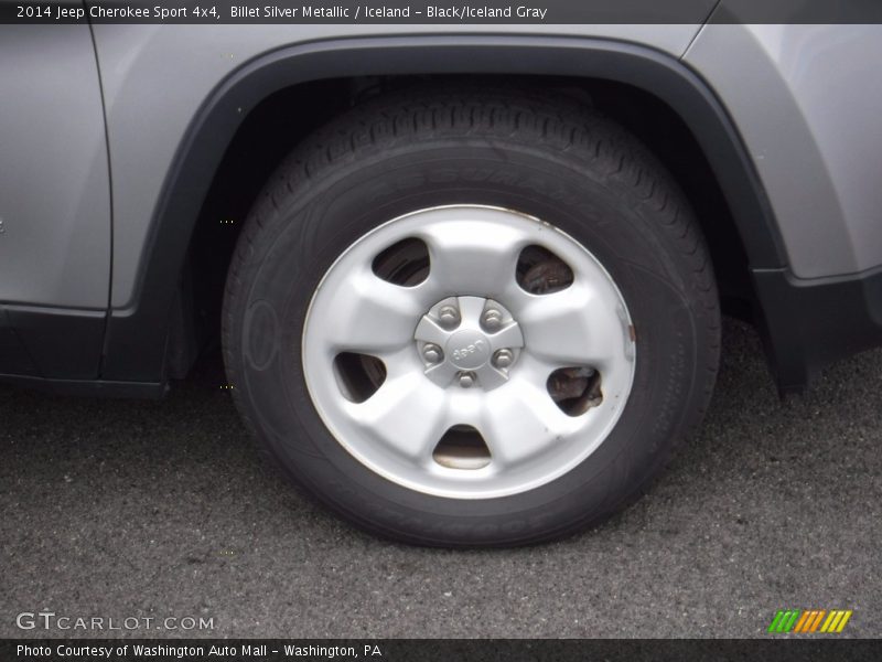 Billet Silver Metallic / Iceland - Black/Iceland Gray 2014 Jeep Cherokee Sport 4x4