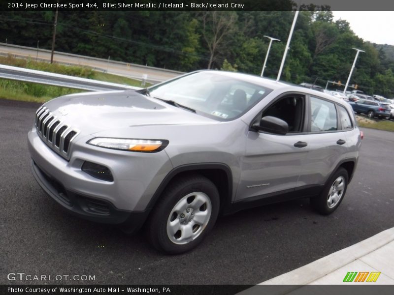 Billet Silver Metallic / Iceland - Black/Iceland Gray 2014 Jeep Cherokee Sport 4x4