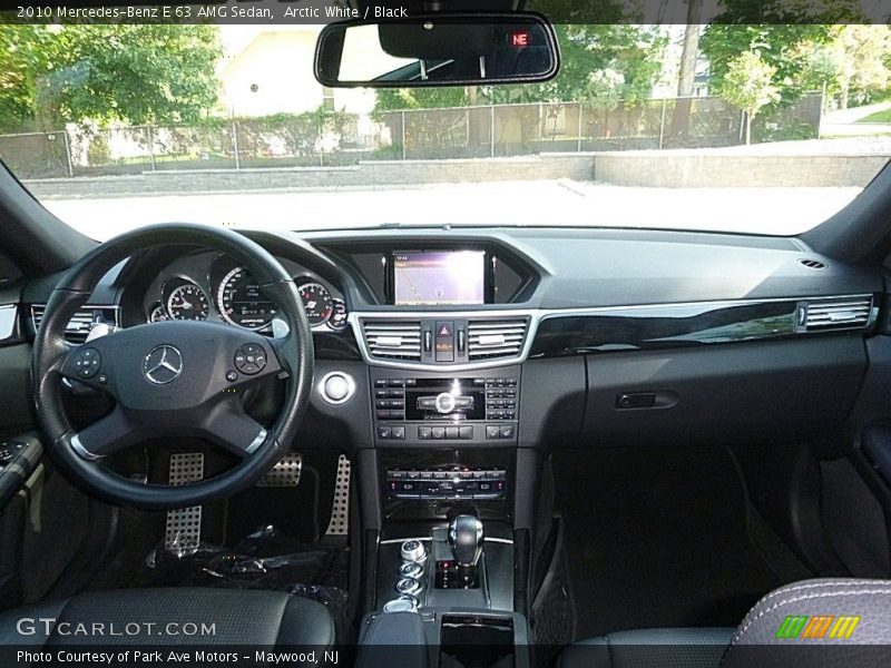 Arctic White / Black 2010 Mercedes-Benz E 63 AMG Sedan