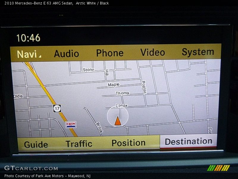 Arctic White / Black 2010 Mercedes-Benz E 63 AMG Sedan