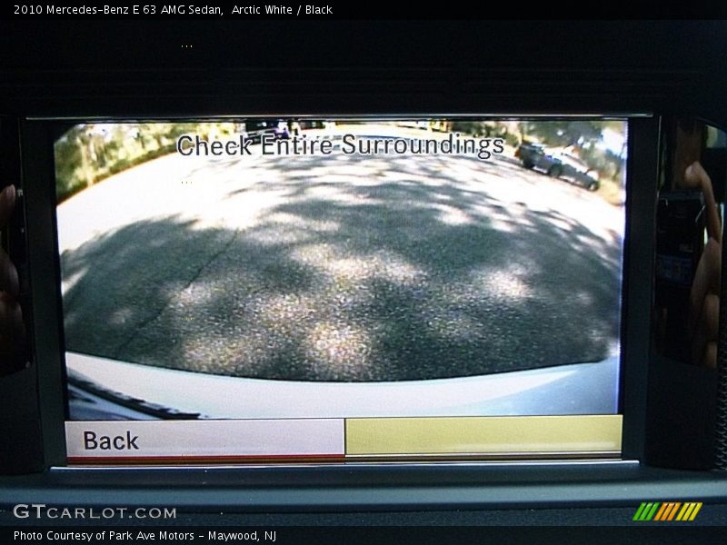 Arctic White / Black 2010 Mercedes-Benz E 63 AMG Sedan