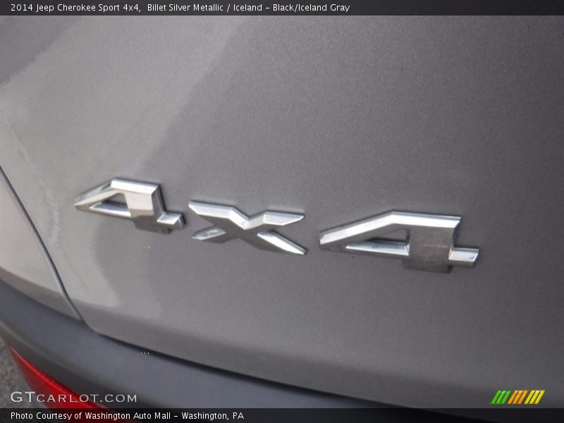 Billet Silver Metallic / Iceland - Black/Iceland Gray 2014 Jeep Cherokee Sport 4x4