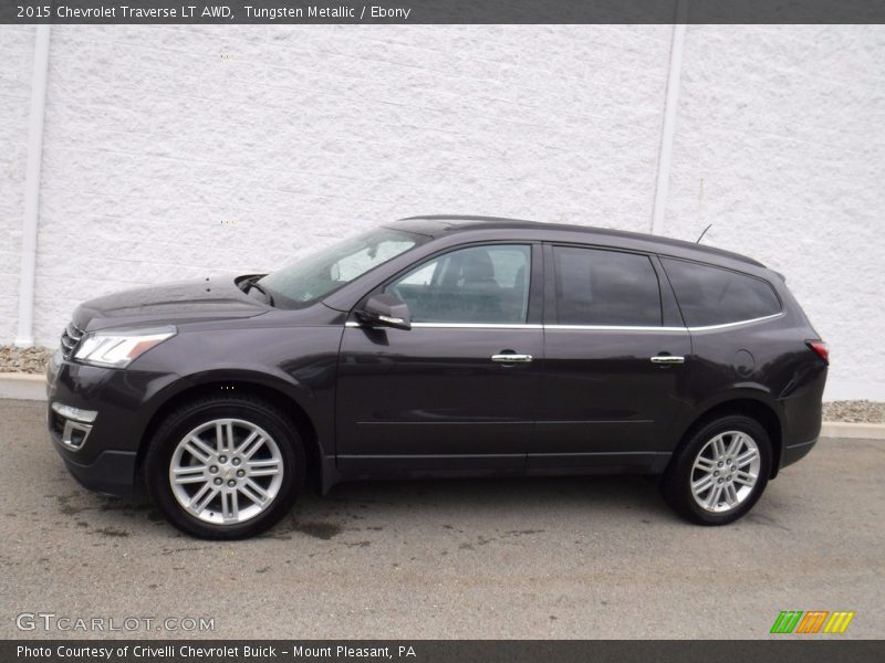 Tungsten Metallic / Ebony 2015 Chevrolet Traverse LT AWD