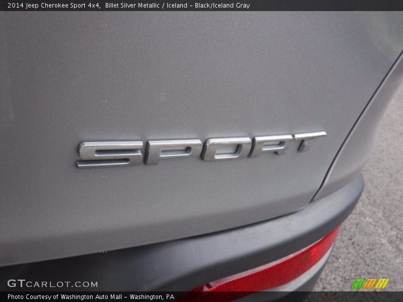 Billet Silver Metallic / Iceland - Black/Iceland Gray 2014 Jeep Cherokee Sport 4x4