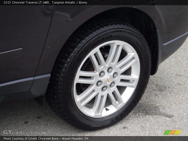 Tungsten Metallic / Ebony 2015 Chevrolet Traverse LT AWD