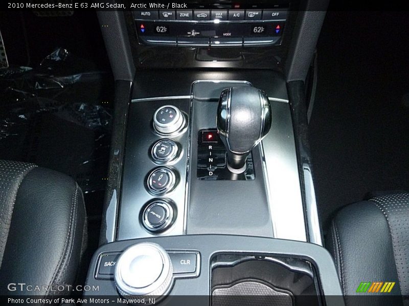 Arctic White / Black 2010 Mercedes-Benz E 63 AMG Sedan