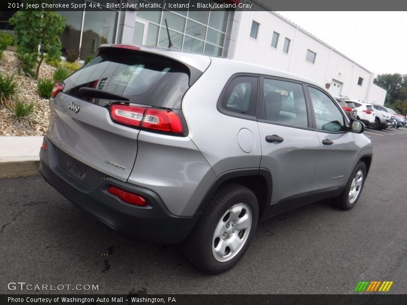 Billet Silver Metallic / Iceland - Black/Iceland Gray 2014 Jeep Cherokee Sport 4x4