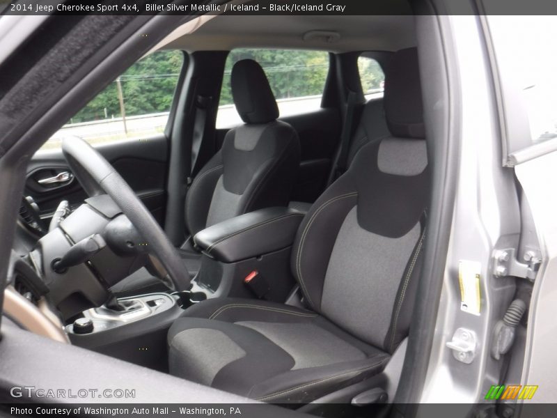 Billet Silver Metallic / Iceland - Black/Iceland Gray 2014 Jeep Cherokee Sport 4x4