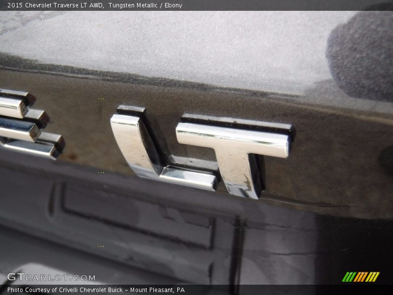 Tungsten Metallic / Ebony 2015 Chevrolet Traverse LT AWD
