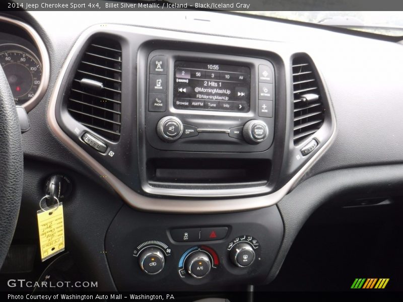 Billet Silver Metallic / Iceland - Black/Iceland Gray 2014 Jeep Cherokee Sport 4x4