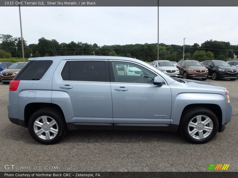 Silver Sky Metallic / Jet Black 2015 GMC Terrain SLE