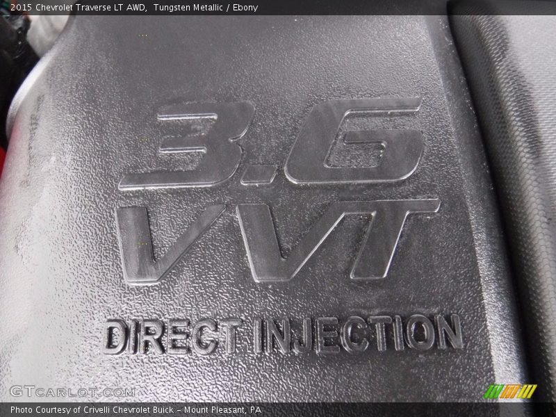 Tungsten Metallic / Ebony 2015 Chevrolet Traverse LT AWD