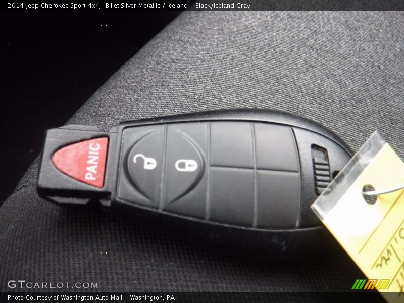 Billet Silver Metallic / Iceland - Black/Iceland Gray 2014 Jeep Cherokee Sport 4x4