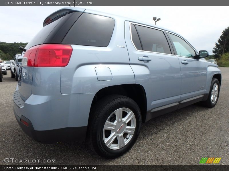 Silver Sky Metallic / Jet Black 2015 GMC Terrain SLE