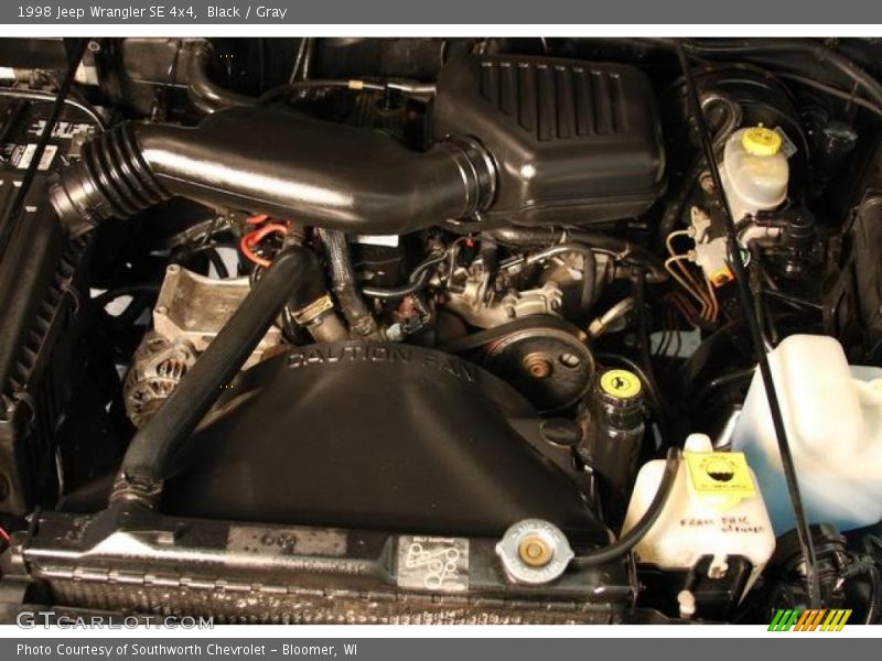 Black / Gray 1998 Jeep Wrangler SE 4x4