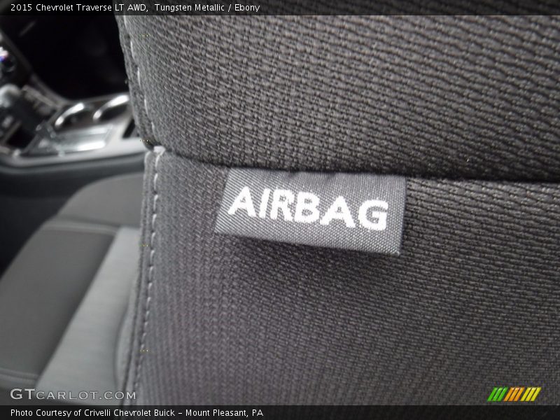 Tungsten Metallic / Ebony 2015 Chevrolet Traverse LT AWD