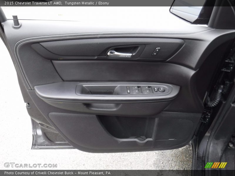 Tungsten Metallic / Ebony 2015 Chevrolet Traverse LT AWD