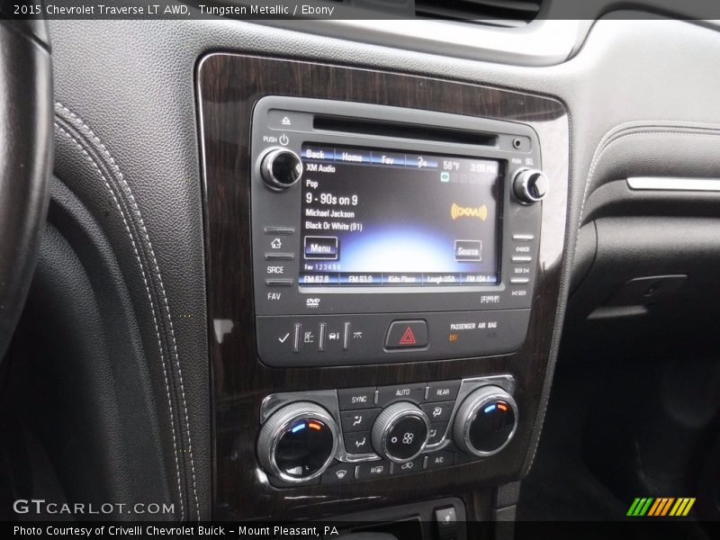 Tungsten Metallic / Ebony 2015 Chevrolet Traverse LT AWD