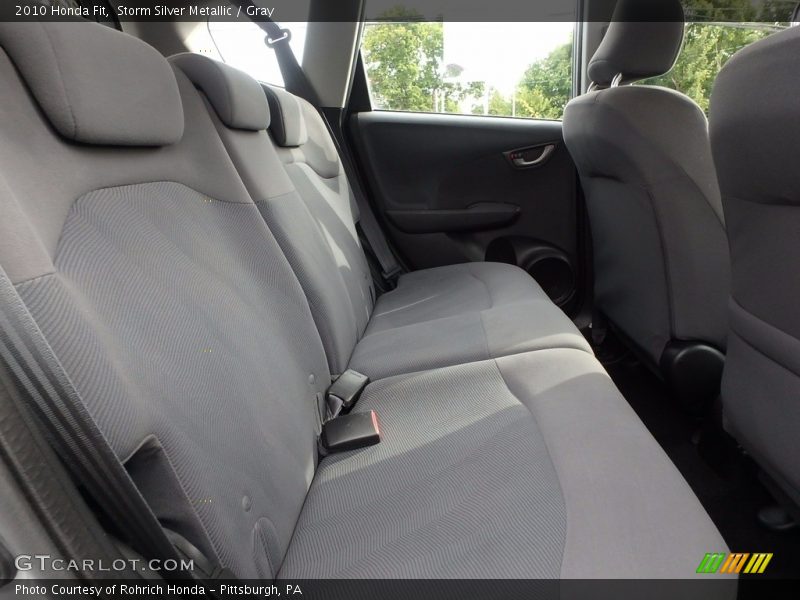 Storm Silver Metallic / Gray 2010 Honda Fit