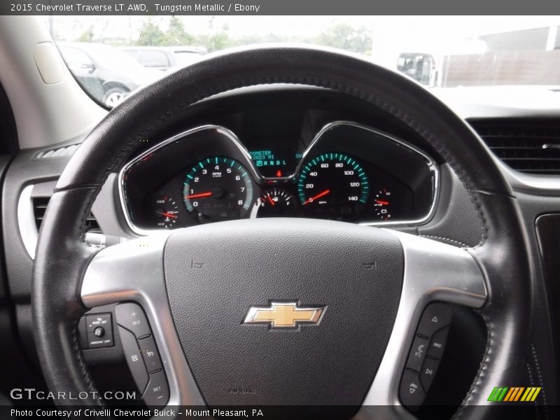 Tungsten Metallic / Ebony 2015 Chevrolet Traverse LT AWD