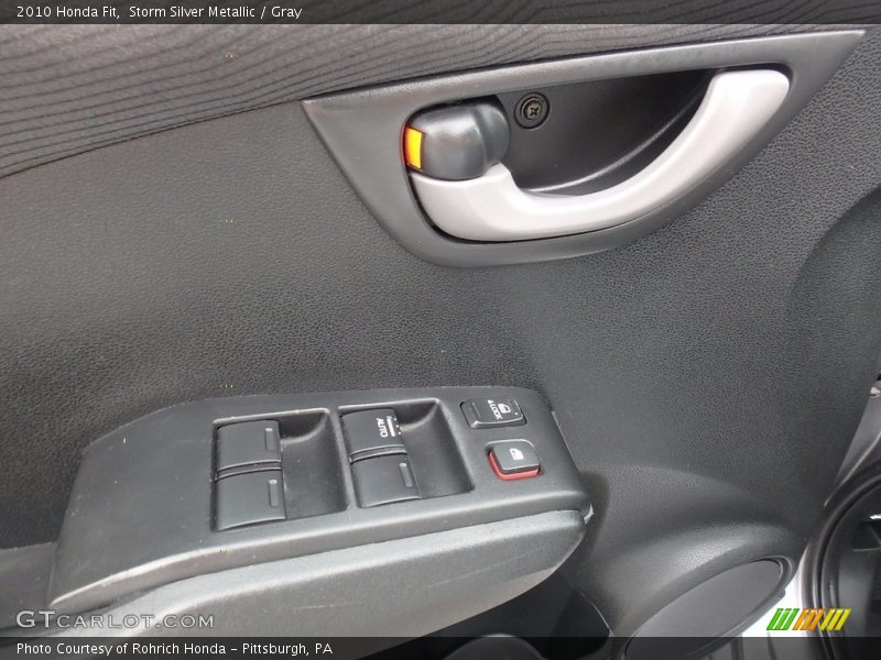 Storm Silver Metallic / Gray 2010 Honda Fit