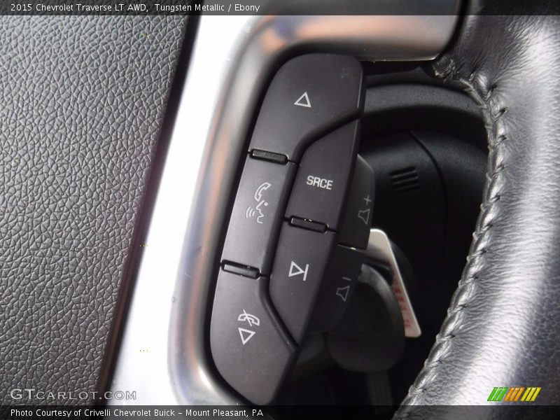 Tungsten Metallic / Ebony 2015 Chevrolet Traverse LT AWD