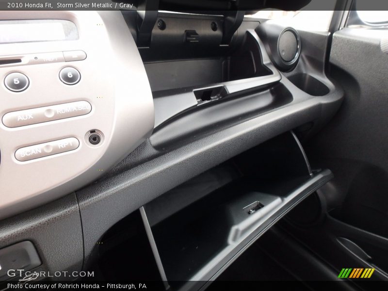 Storm Silver Metallic / Gray 2010 Honda Fit