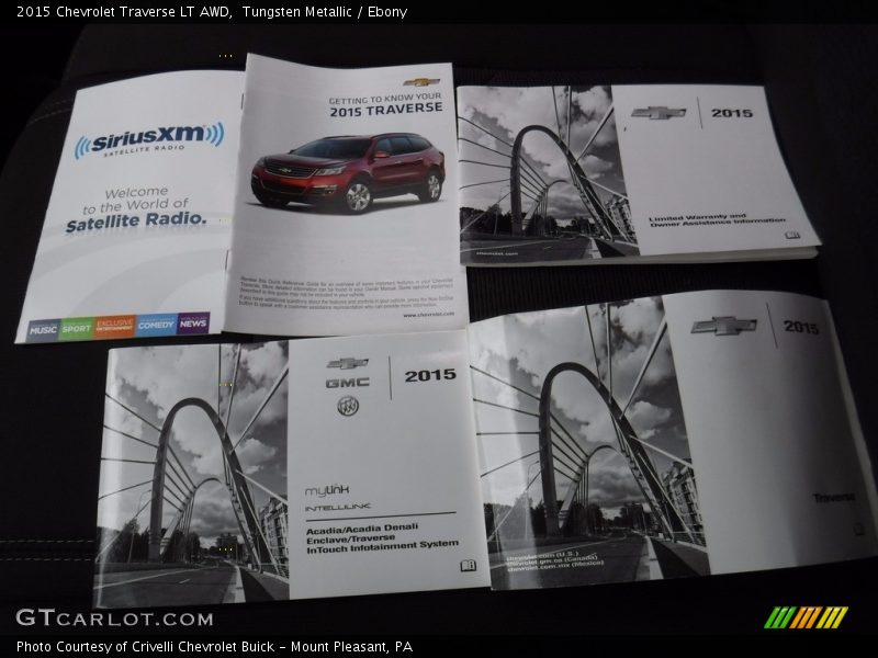 Tungsten Metallic / Ebony 2015 Chevrolet Traverse LT AWD