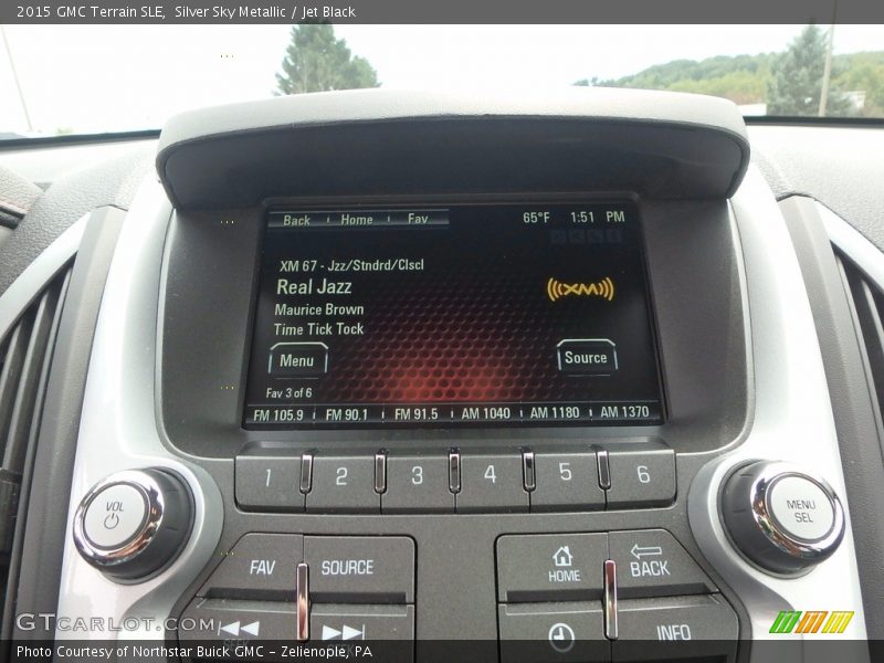 Silver Sky Metallic / Jet Black 2015 GMC Terrain SLE
