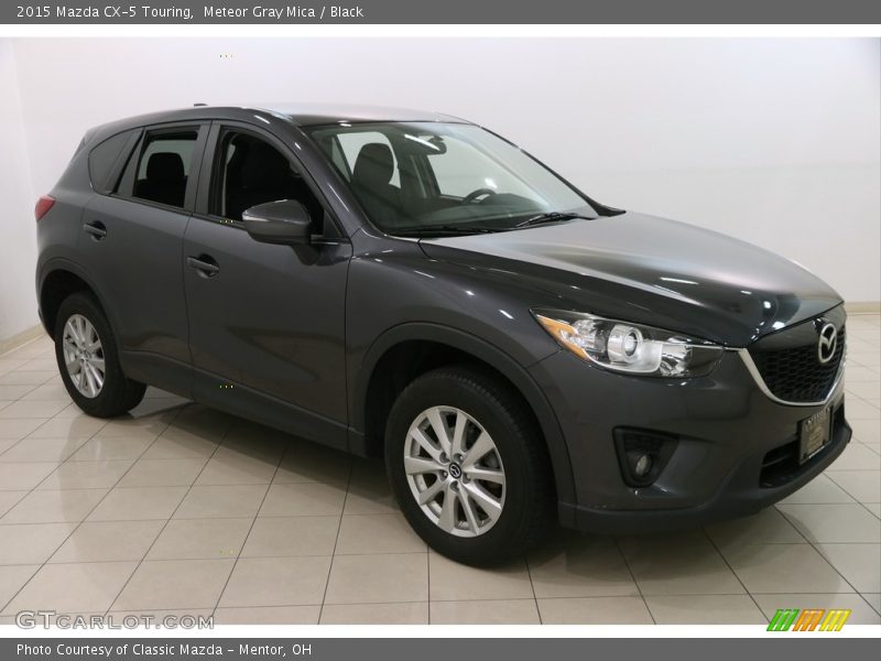 Meteor Gray Mica / Black 2015 Mazda CX-5 Touring