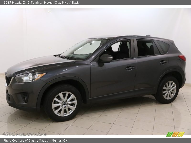 Meteor Gray Mica / Black 2015 Mazda CX-5 Touring