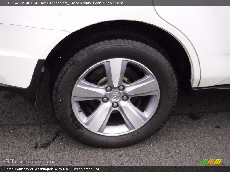 Aspen White Pearl / Parchment 2013 Acura MDX SH-AWD Technology