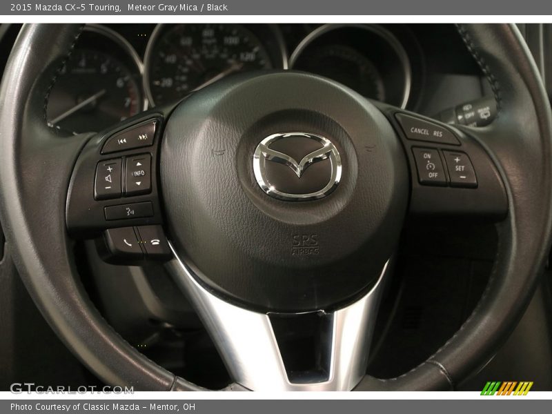 Meteor Gray Mica / Black 2015 Mazda CX-5 Touring