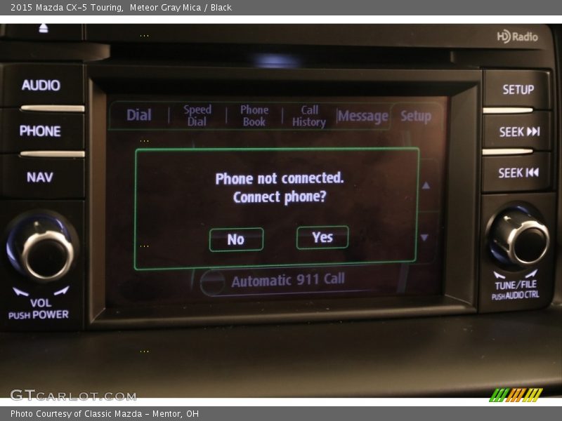 Meteor Gray Mica / Black 2015 Mazda CX-5 Touring