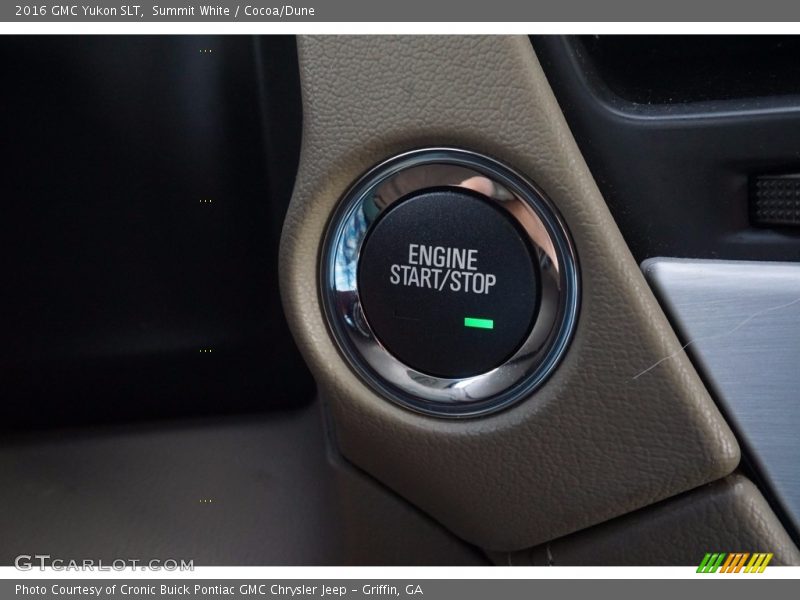 Summit White / Cocoa/Dune 2016 GMC Yukon SLT