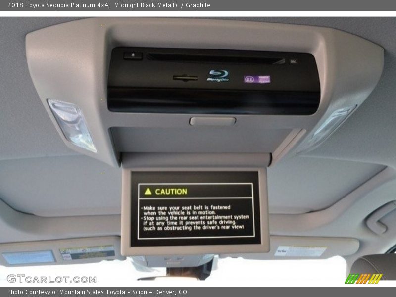 Entertainment System of 2018 Sequoia Platinum 4x4