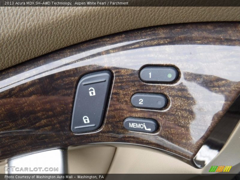Aspen White Pearl / Parchment 2013 Acura MDX SH-AWD Technology
