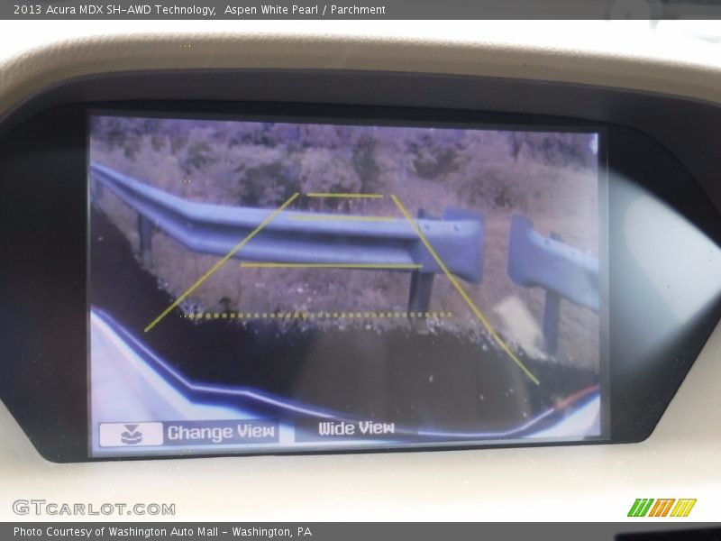 Aspen White Pearl / Parchment 2013 Acura MDX SH-AWD Technology
