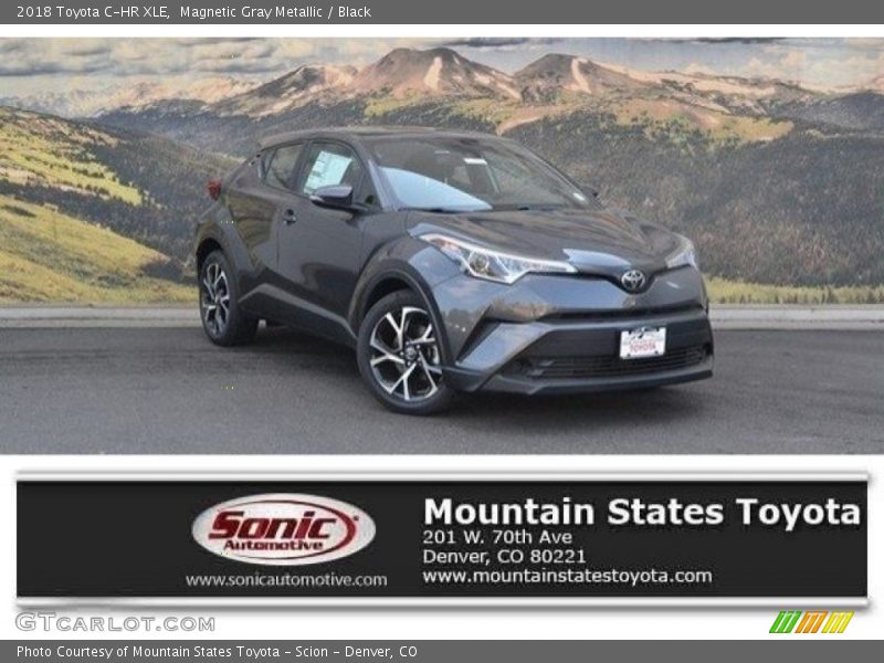 Magnetic Gray Metallic / Black 2018 Toyota C-HR XLE