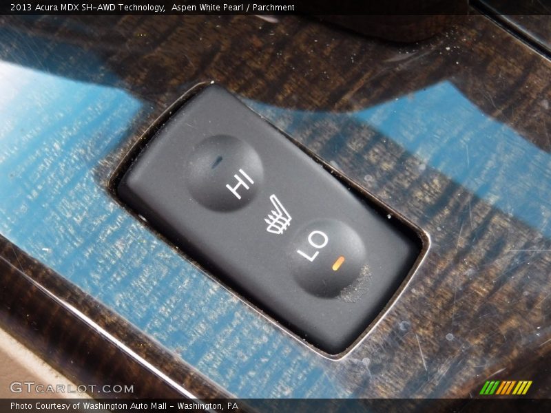 Aspen White Pearl / Parchment 2013 Acura MDX SH-AWD Technology