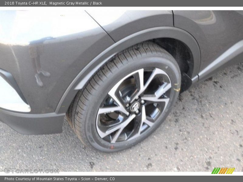 Magnetic Gray Metallic / Black 2018 Toyota C-HR XLE