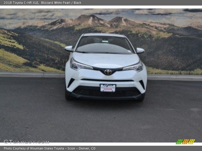 Blizzard White Pearl / Black 2018 Toyota C-HR XLE