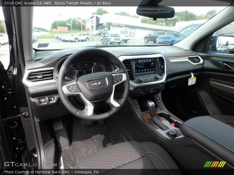 Ebony Twilight Metallic / Jet Black 2018 GMC Acadia SLE AWD