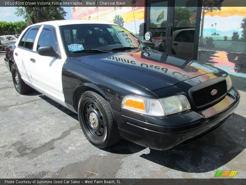 Black / Charcoal Black 2010 Ford Crown Victoria Police Interceptor