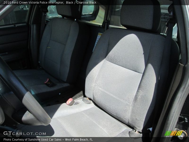 Black / Charcoal Black 2010 Ford Crown Victoria Police Interceptor