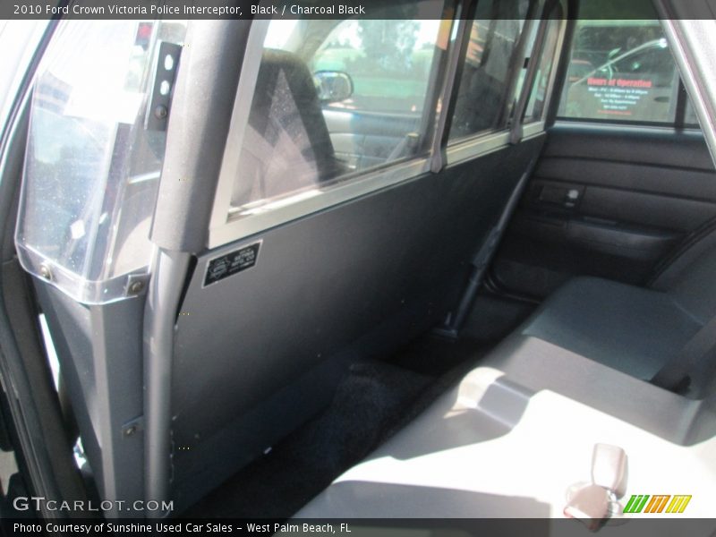 Black / Charcoal Black 2010 Ford Crown Victoria Police Interceptor